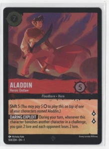 Disney Lorcana El Primer Capítulo Aladdin 104/204 Súper Raro Lámina Fría - Imagen 1 de 1