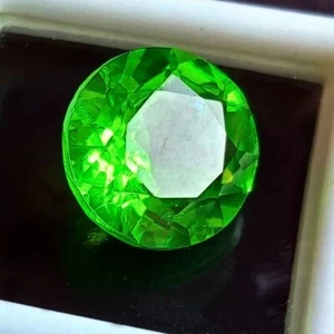 Peridot Natural Green Round Cut 9-10 Ct Certified Loose Gemstone Gemstone - Picture 1 of 8