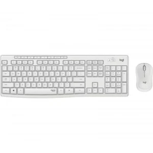 4536038 TASTIERA LOGITECH+MOUSE Wireless Desktop MK295 SILENT COMBO USB BIANCO 9 - Foto 1 di 4