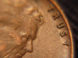 1945 D Lincoln Wheat Penny Obverse Lamination Error - Picture 1 of 11