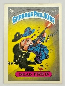 1985 Topps Garbage Pail Kids Stickers - Series 2 - 57b Dead Fred - EX+ Glossy - Picture 1 of 2
