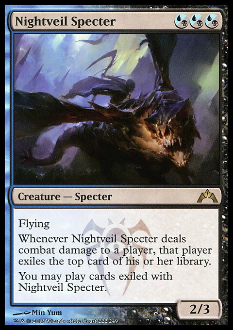 NIGHTVEIL SPECTER NM Gatecrash mtg Blue/Black - Specter Rare - Image 1 of 1