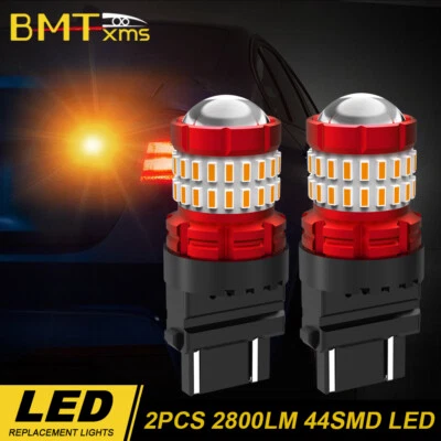 Bombillas LED ámbar 3157 intermitentes de estacionamiento para Toyota Corolla Tacoma Tundra Foto 1 de 4