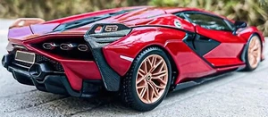 Lamborghini Race Car Hypercar w/Orig. Wheels Rims Custom Built1:18SCALE MODEL - Picture 1 of 15
