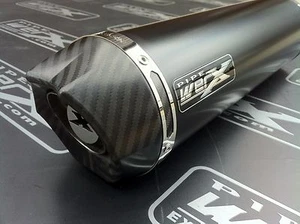 Pipe Werx Kawasaki ZX636 >04 Carbon Outlet Black Round Exhaust Can SL - Picture 1 of 1