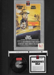 RCA Video  Telly Savalas  Gregory Pack   MACKENNA´S GOLD    Betamax Rarität - Foto 1 di 2
