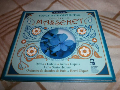 JULES MASSENET - SONGS WITH ORCHESTRA / HERVE NIQUET 2022 CD DIGIPAK ALBUM - Image 1 of 3
