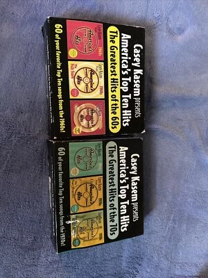 Casey Kasem presents Americas Top Ten Hits Greatest Hits of The 60s & 70s 3x Cd - Image 1 of 4