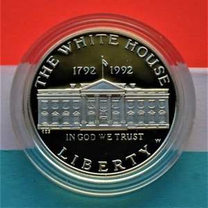 1992 White House Silver Dollar - Picture 1 of 6