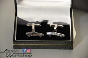 Aston Martin silberne Vanquish Manschettenknöpfe - Bild 1 von 2