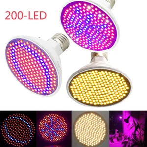 200LED E27 Plant Grow Light lamp flower Growing Lights Bulbs Hydroponics indoor - Picture 1 of 9