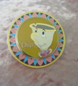 Disney - Beauty & Beast - Spinning Dining Plate - Chip - Mystery Box Pin - Picture 1 of 1