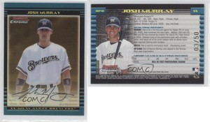 2002 Bowman Chrome Draft Picks & Prospects /50 Josh Murray #BDP48 Rookie RC