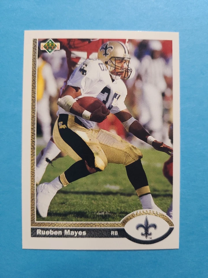 RUEBEN MAYES 1991 UPPER DECK FOOTBALL CARD # 230 F4499 - Image 1 of 1