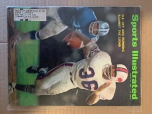 OJ SIMPSON " wrong number jersey" BUFFALO BILLS Aug 25 1969 SPORTS ILLUSTRATED - Picture 1 of 1