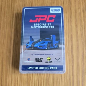 TOP TRUMPS limited Edition JPC Motor Specalist’s . Sealed new limited edition - Picture 1 of 4