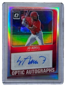Panini Donruss Optic Holo Prizm Jo Adell 2021 #87RR-JA automático radiocontrol - Imagen 1 de 2