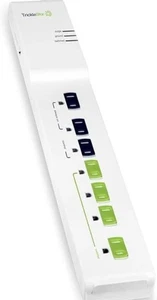 TrickleStar 7 Steckdosen Tier 1 Advanced Smart Steckdosenleiste/Überspannungsschutz TS1104 - Bild 1 von 7