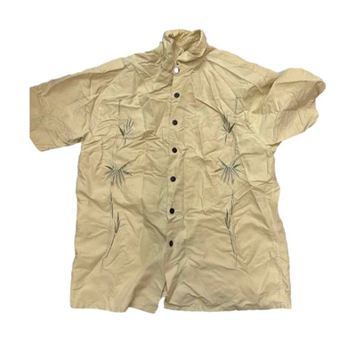 Camisa de bambú amarilla L para hombre Cezani Foto 1 de 4