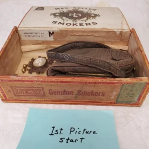 Lot of 4 Vintage Max Keller Travel Shaving Kit – Safety Razor, Containers & Leat - Picture 1 of 13