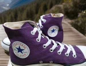 Converse All Star Chuck Taylor High Top Sneakers Purple Unisex Men’s 6 Womens 8 - Picture 1 of 11