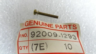NOS KAWASAKI KL250 KL600 VN700 ZN1100 TORNILLO METRO 3X22 PIEZA# 92009-1293 Foto 1 de 4