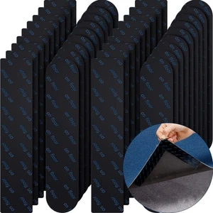 32 Pieces Rug Carpet Anti-Slip Corner Grippers 5 x 1 inches, Black - Picture 1 of 7