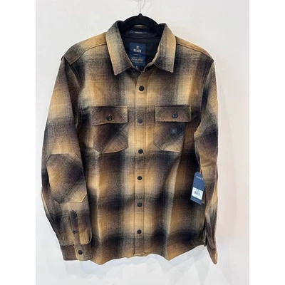 Jaqueta Camisa Flanela Lã Nordman Roark/Pendleton Colab Marrom Xadrez M Nova Com Etiqueta $189 - Imagem 1 de 4