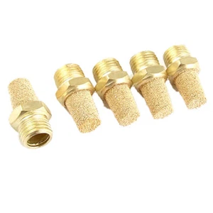 A● 5 Pcs 13mm M Thread Pneumatic Exhaust Silencer Muffler - Bild 1 von 2