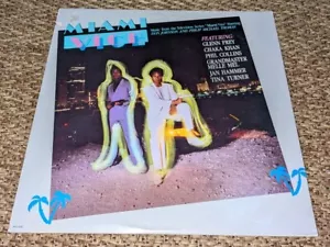 Miami Vice Soundtrack 12 Inch Vinyl Record LP MCA 6150 Vintage 80's Phil Collins - Picture 1 of 4