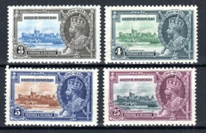 Britannique Honduras 1935 Argent Jubilé Ensemble Sg 143-46 Mlh / MH - Picture 1 of 1