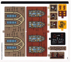 LEGO STICKER SHEET 76382 HOGWARTS MOMENTS: TRANSFIGURATION CLASS from set New - Picture 1 of 1
