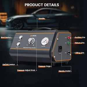 ANCEL BR1000 Automatic Brake Bleeder Kit Dual Pulse Brake Fluid Bleeder Machine - Picture 1 of 11