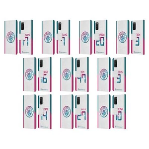 MAN CITY FC 2021/22 JOUEURS AWAY KIT GROUPE 1 ÉTUI COQUE EN CUIR POUR SAMSUNG 1 - Photo 1 sur 13