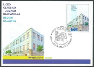 2005 ITALIA CARTOLINA POSTALE FDC LICEO CAMPANELLA REGGIO CALABRIA - BF - Picture 1 of 1