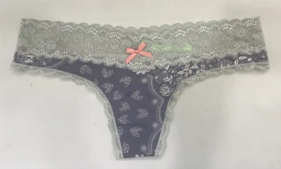 Women's Honeydew Intimates Lace Trim Low Rise Thong Size M 4567 - Image 1 of 3