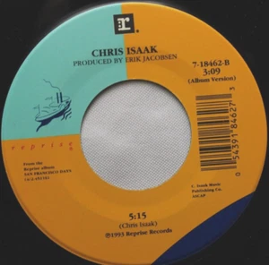 CHRIS ISAAK SOLITARY MAN / 515 45 7" VINYL RECORD EX REPRISE *QUICK SHIP* - Picture 1 of 4