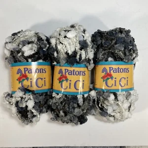 Patons Ci Ci Yarn #64040 Starry Night Discontinued 3 Skeins - Picture 1 of 6