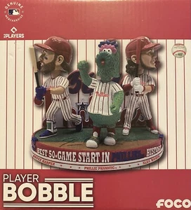 Philadelphia Phillies 2024 Historical 50 Game Start Mini Bobblehead Scene #/72 - Picture 1 of 1