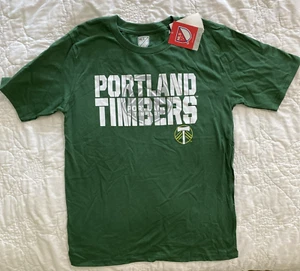 Camiseta juvenil MLS Portland Timbers, mediana (10/12), 100 % algodón - Imagen 1 de 2