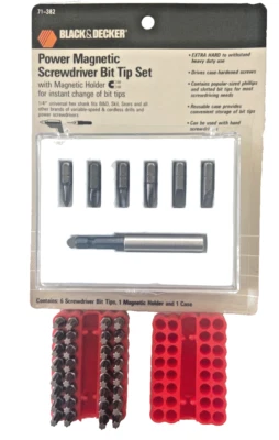 32 pieces  T30 1/4 Hex Screw Bit   1 Enkay 3030 + Black & Decker - Image 1 of 4