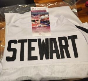 Kordell Stewart Autographed Signed Pittsburgh Steelers Custom Jersey (JSA) White