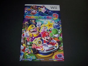 Original Bedienungsanleitung Buch für Nintendo Wii - MARIO PARTY 9 - Bild 1 von 2