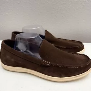 Johnston Murphy Shoes Size 10.5 M Men's Brown Suede Loafers Shoes - Picture 1 of 10