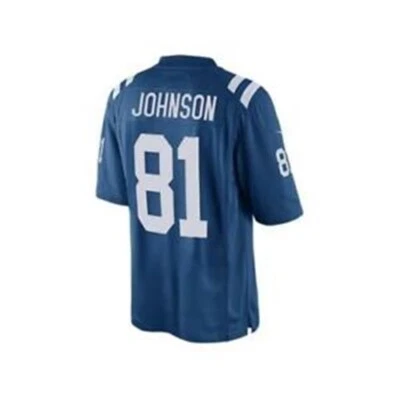 Camiseta deportiva para hombre Nike Andre Johnson #81 Indianapolis Colts, azul, XL Foto 1 de 4
