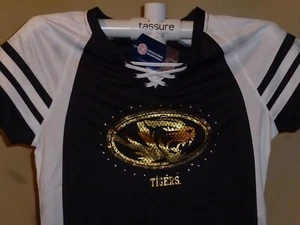 Missouri Tigers Fan Mode TRIKOT/Shirt von MAJESTIC Damen Medium neu mit Etikett $ 50 - Bild 1 von 2