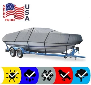 BOAT COVER FOR GLASTRON GT 200 BR 2013 2014 2015 2016 2017 2018 TOWABLE STORAGE - Picture 1 of 7