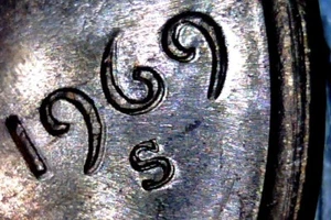 1969-S, LINCOLN CENT, DDO UNC.RD MD FEHLER #HK04 - Bild 1 von 5