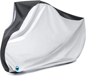 Bike Cover, Waterproof Outdoor Bicycle Cover with Lock Hole for Mountain Road Bi - Picture 1 of 12