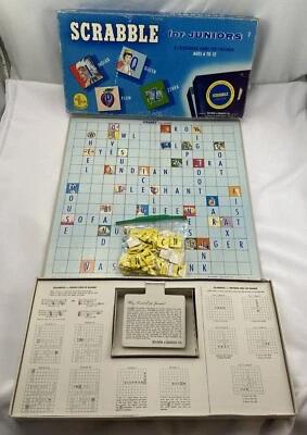 1958 Scrabble Junior Board Game Selchow & Righter Complete Good Cond FREE SHIP - Image 1 of 4